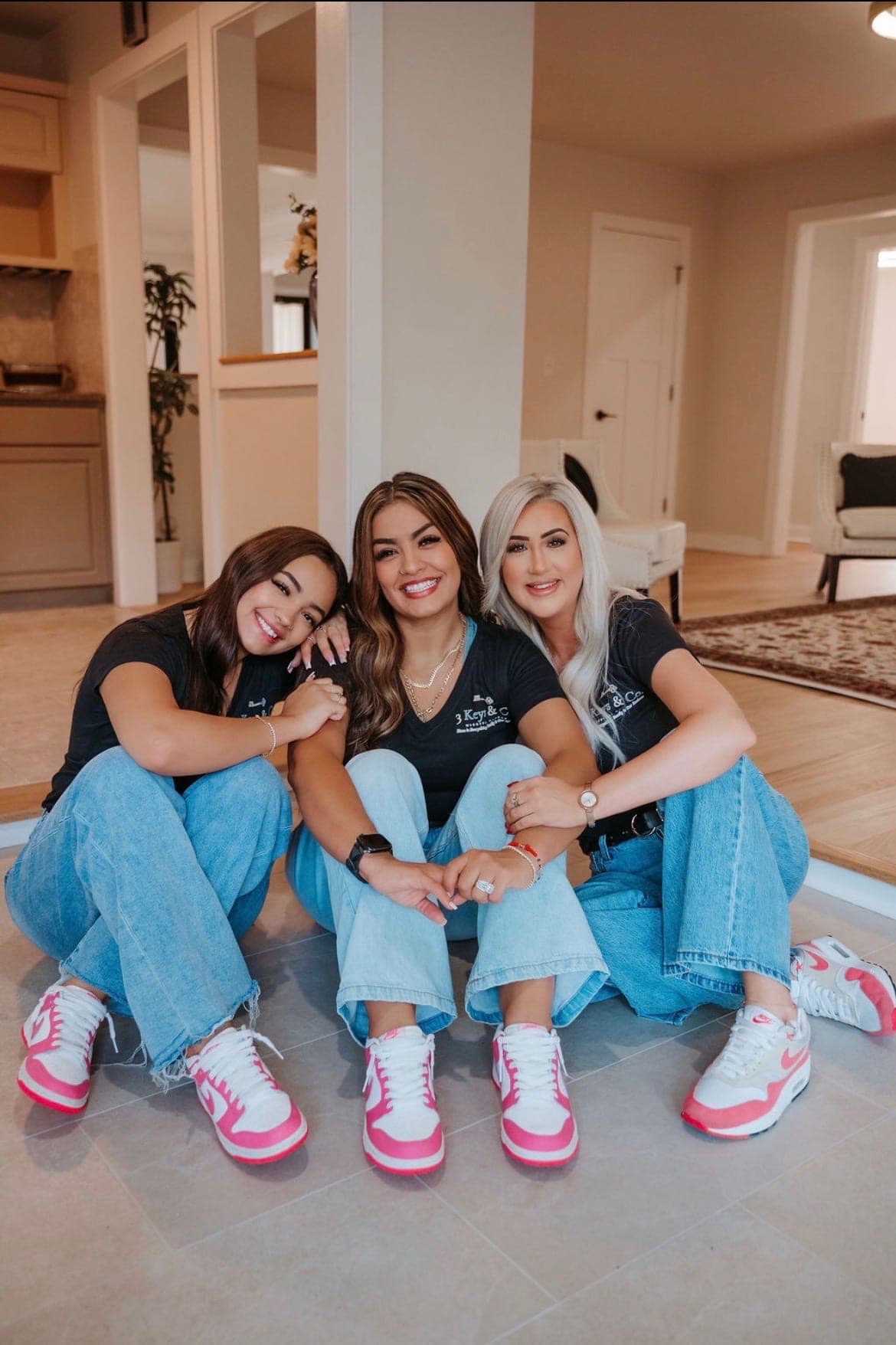 Misty Dockers, Rena Anaya, and Annalisa Anaya of 3 Keys & Co. together in Wichita, Kansas